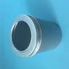 100ml aluminum jar with clear PVC window cap,150ml aluminum tin can with screw cap,metal clear top tin
