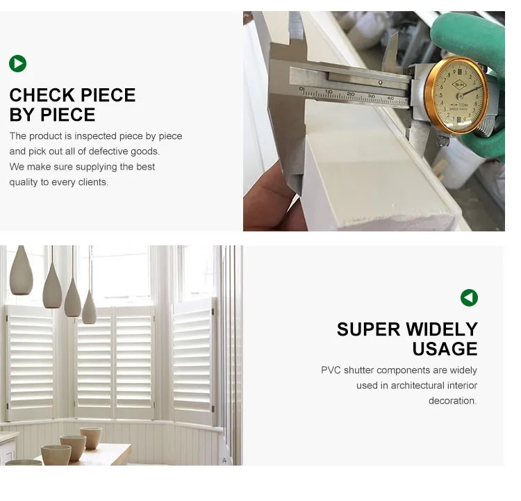 China PVC Plantation Shutter Components From China Manufacturers