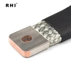 Tinned flexible copper braid busbar earth strap for new energy vehicle