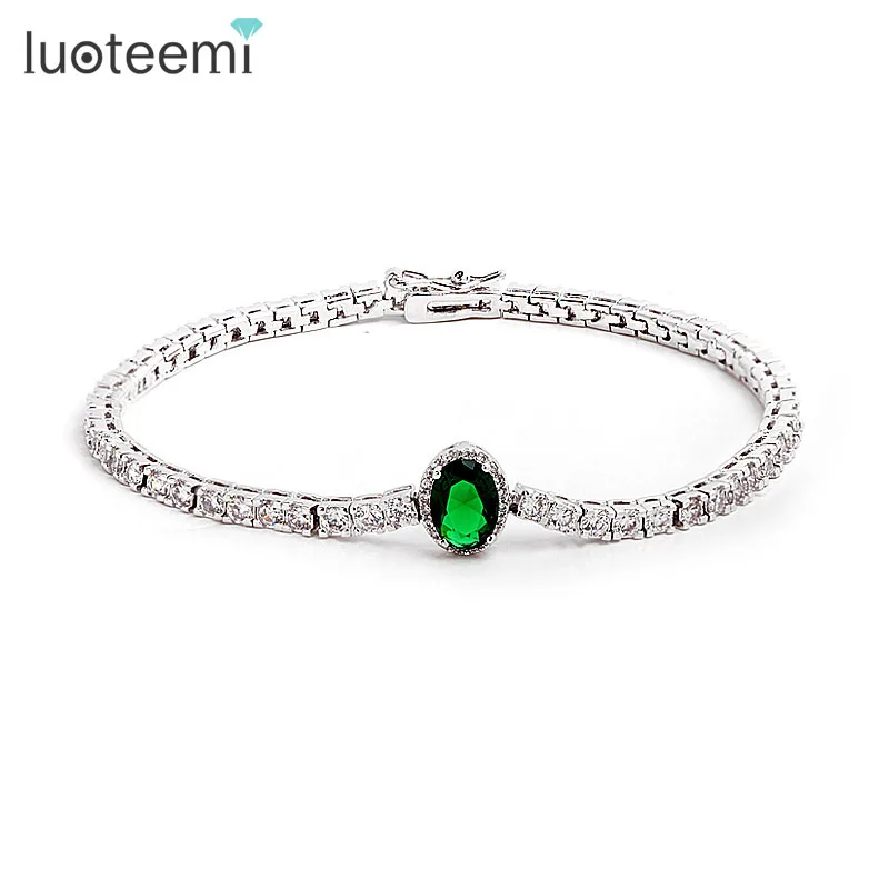 LUOTEEMI 4Colors Trendy New Design Tops Fashion Women Dinner Party Jewelry New Year Love Gift Cubic Zircon Bracelet
LUOTEEMI 4Colors Trendy New Design Tops Fashion Women Dinner Party Jewelry New Year Love Gift Cubic Zircon Bracelet