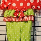 Christmas Holiday kids sleepwear infant romper suit