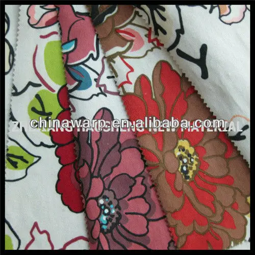 100% polyester Fabric Printed soft velboa for Sofa Fabric with BV certificate