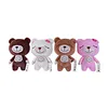 Cute Smile Bear Mini Cartoon Toy Stuffed Bear Toy For Kids Gift