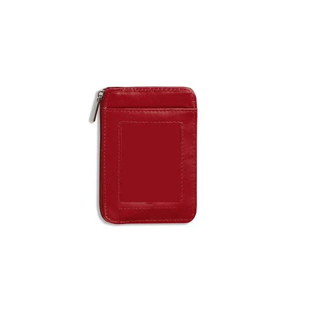 Super Slim Rfid Card Holder With Zipper & Leather Material, Customized color available
Super Slim Rfid Card Holder With Zipper & Leather Material, Customized color available