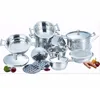 China Supplier 18pcs Stainless Steel Cookware Set for Wholesale