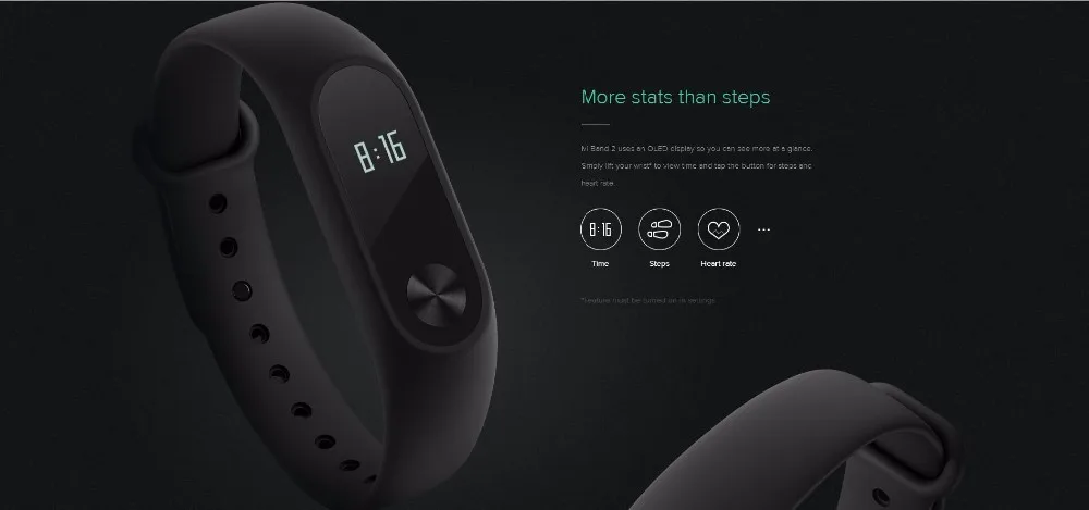 New thin sports watch waterproof Mi Wristband Mi Smart bracelet Heart Rate Monitor Fitness Tracker Touchpad OLED Strap Mi band 2