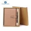 Promotional Customized Box Pack Note Book Set With Pen