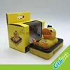music duck bath toys /LED flash duck with best price toys/custom made football fans gift duck