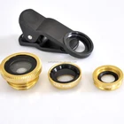 Hot Product Fisheye Lens 3 in1 super wide angle lens,with camera clip lens