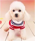 Pet supplies puppy small dog sweaters with tartan bow