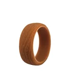 Rings Silicone Ring Natural Tree Style Venture Silicone Rings Wedding Bands Men