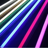 RGB t5 integrated led tube light red/blue/green/pink/purple 5ft 6ft 8ft