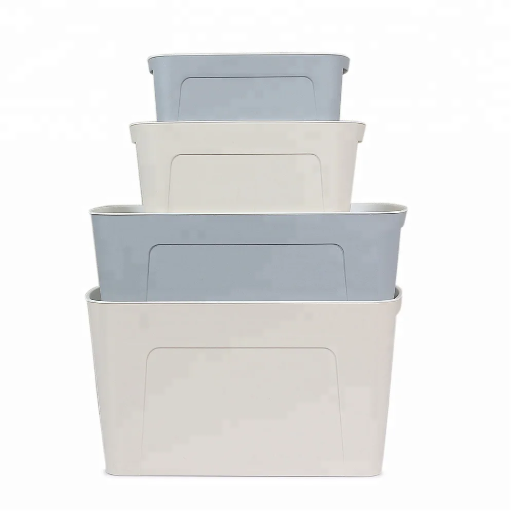large clear collapsible home clothes large plastic storage box, Grey beige and customized
large clear collapsible home clothes large plastic storage box, Grey beige and customized