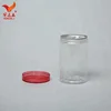 Factory wholesale cylindrical high clear round shape spiral cans