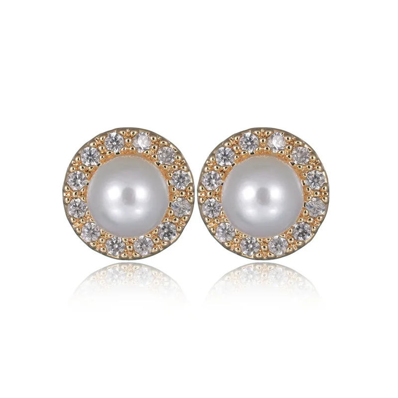 UN Standards 18K Gold Filled Jewelry Simple Wild 9MM Freshwater Pearl Stud Earring, White, gold
UN Standards 18K Gold Filled Jewelry Simple Wild 9MM Freshwater Pearl Stud Earring, White, gold