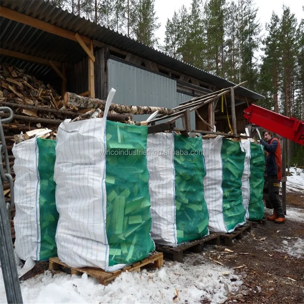 Mesh Bulk Firewood Bag/big Bag For Firewood Buy Plastic Bags For