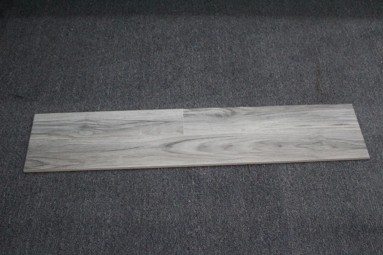 Cheap Light Gray Ceramic Tile Flooring That Looks Like Wood Grey