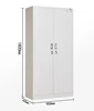 Metal Storage Cabinet 2 Door Steel Cupboard Wardrobe Tall Locker 2019 kening locker
