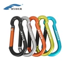 Silver Aluminum Gourd Shape Karabiner Keychains