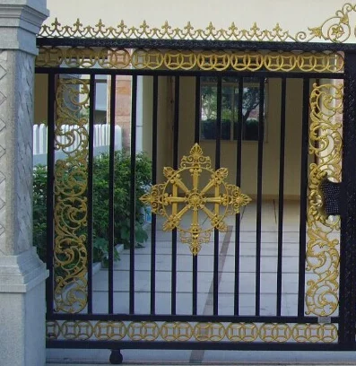 Porte pour maison moderne porte en acier, conception de porte d'entrée en fer forgé