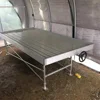 Stable Structure Easily Assembled Aluminium Alloy or Galvanized steel Ebb and Flow bench for greenhouse