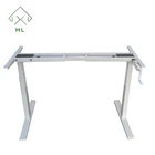 Cheap Hand Crank Mechanism Height Adjustable Office Furniture Desk