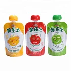 BRC Standard Stand Up Pouch Fresh Juice Plastic Bag With Spout