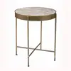 Hot selling products sofa side table gold coffee table