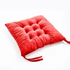 Traditional Simple 100% Polyester Velvet Manufacture Home Indoor Window Red Seat Back Chair Pads Cushion with Filling