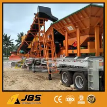 JBS New Hot Selling track mobile jaw crusher plant china