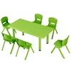 Kids Plastic furniture Crayon design table and chair for school and home use