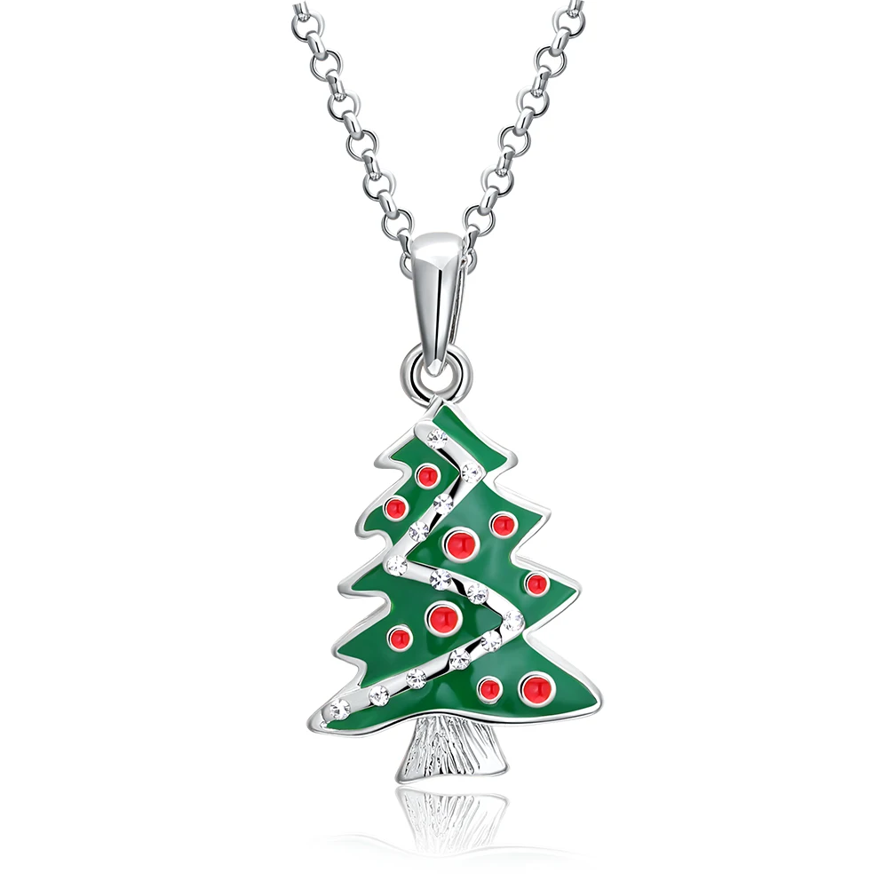 Christmas Tree Pendant Stainless Steel Women Necklace Multicolored Jewelry N83-85, Gold/rose gold/silver
Christmas Tree Pendant Stainless Steel Women Necklace Multicolored Jewelry N83-85, Gold/rose gold/silver