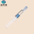 Sterile cbd oil 1ml standard luer lock pyrex glass syringe with needle
