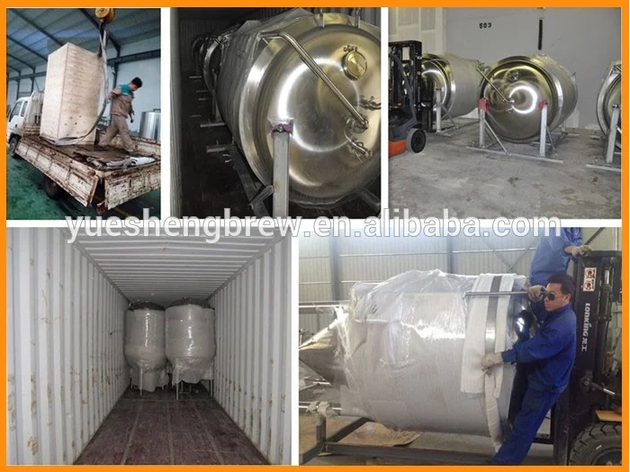 Stainless Steel 1000L Cooling Jacket Fermenter Fermentation Tank