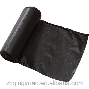 Wholesale customized cheap black plastic garbage bag