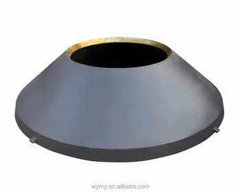 Manganese steel casting parts cone crusher liners