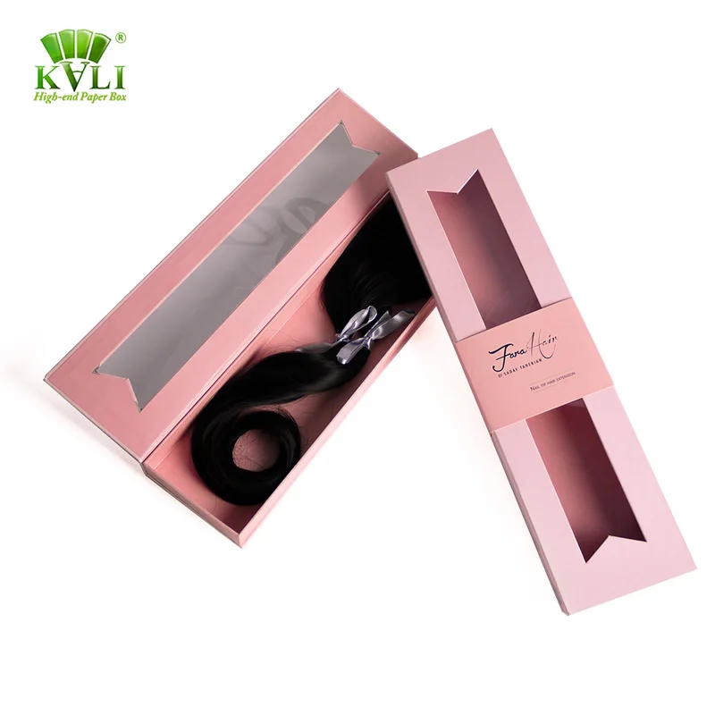Custom Order Magnetic Weave Hair Packaging Virgin Hair Extension