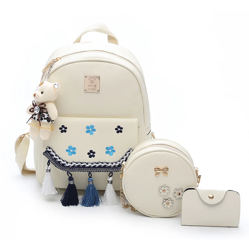 high quality of pu leather girls' backpack set with bear leisure women school backpacks, Black pink white
high quality of pu leather girls' backpack set with bear leisure women school backpacks, Black pink white
