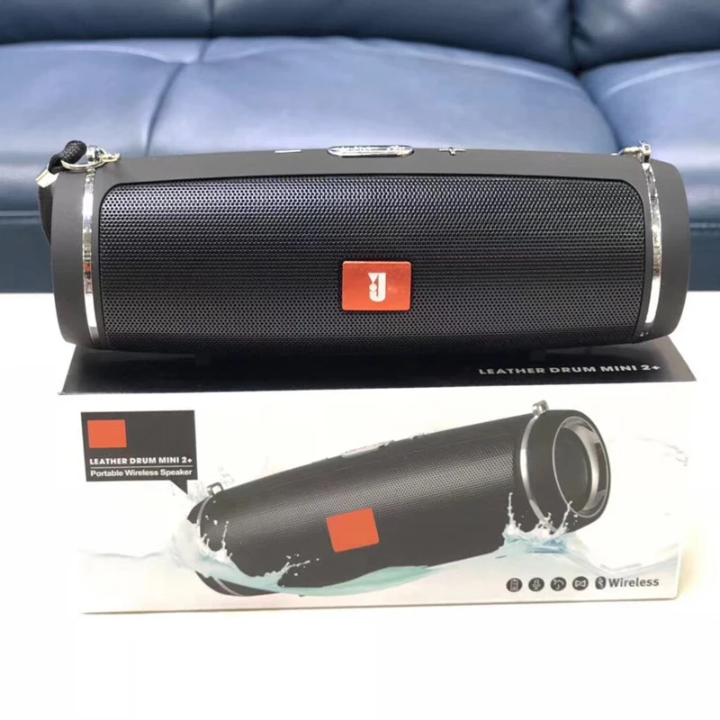 Leather Drum Mini 2+ Portable speaker Wireless Outdoor mini speaker Waterproof Bluetooth Speaker - ANKUX.COM