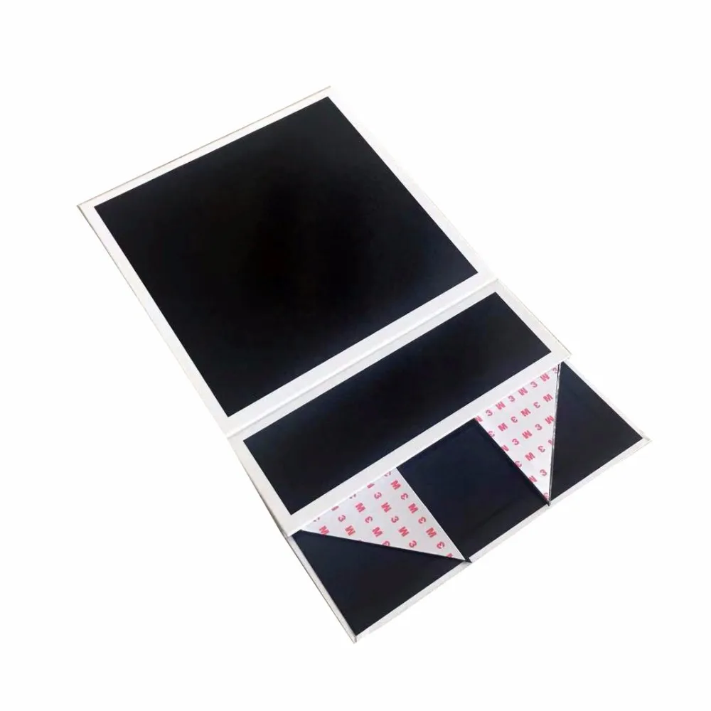 customized cardboard flat packaging magnetic paper folding gift
