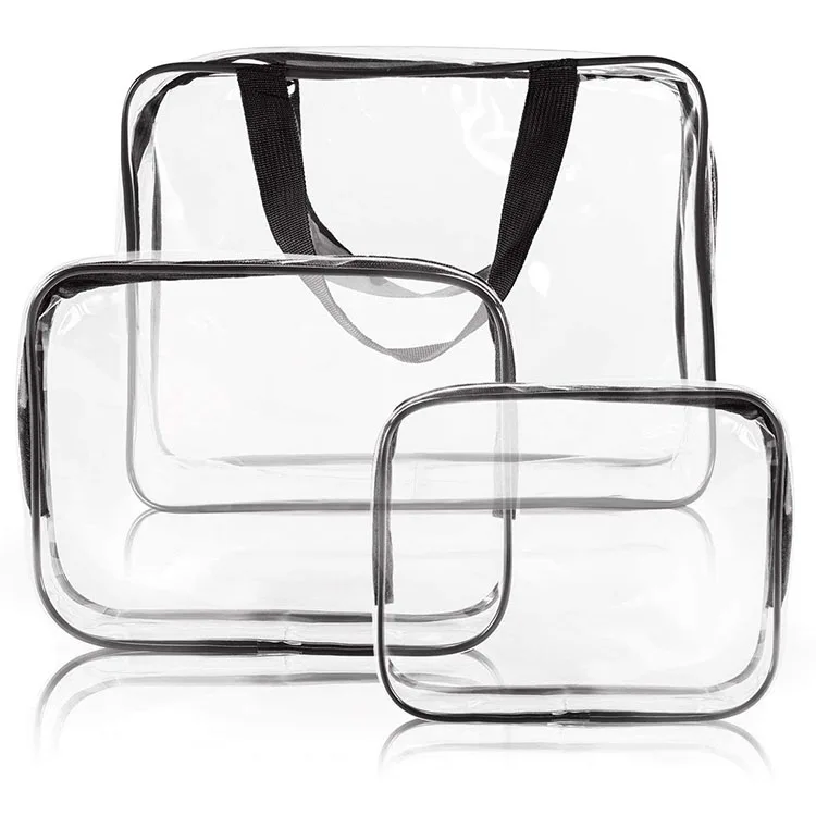 25s Heat Seal Transparent PVC Makeup Pouch Set Clear Plastic Cosmetic Bag, Pink,black, gray,light green
25s Heat Seal Transparent PVC Makeup Pouch Set Clear Plastic Cosmetic Bag, Pink,black, gray,light green