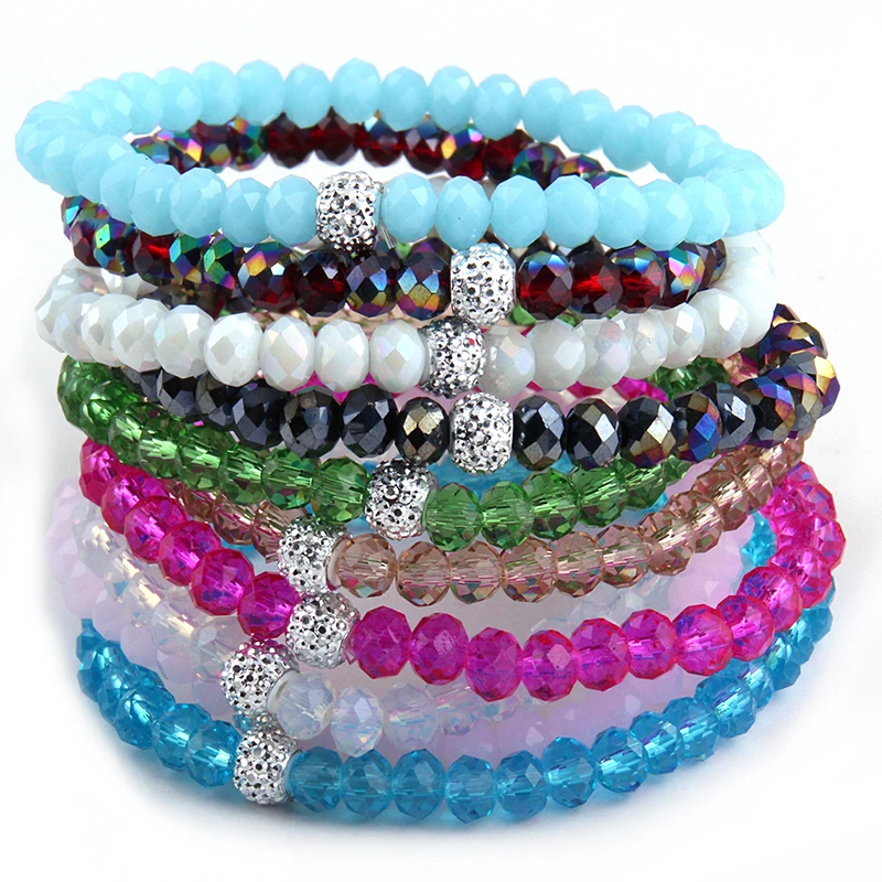 different color bracelets