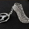 Fashion High heel Shoes Crystal Keyring Handbag Accessory Charm Rhinestone High Heel Shoes Keychain