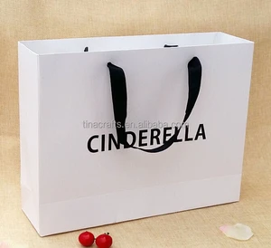 gift bag paper shopping bag for clothing company and promotion