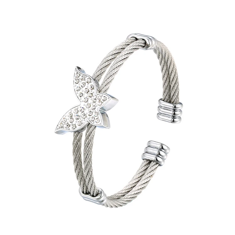 bangle-556 XUPING China stainless steel butterfly fancy bangles for gir, Multicolor
bangle-556 XUPING China stainless steel butterfly fancy bangles for gir, Multicolor