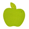 Multipurpose Silicone Trivet Mats ,Hot Pads, Pot Holders, Spoon Rest, Jar Opener & Coasters (Apple)