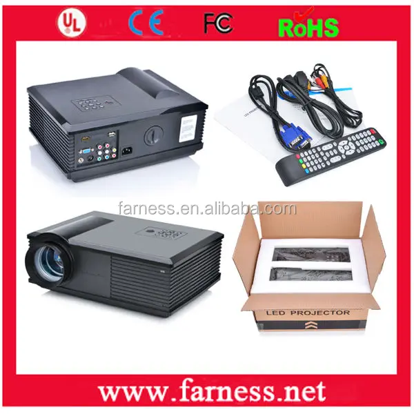 WIFI Pico Projector,5.0 "LCD*1TFT LCD Panel,2800 lumens