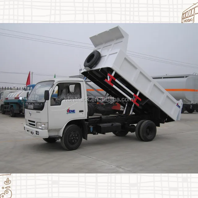 Dongfeng 4x2 capacity 5m3 mini dump truck for sale cheap price
