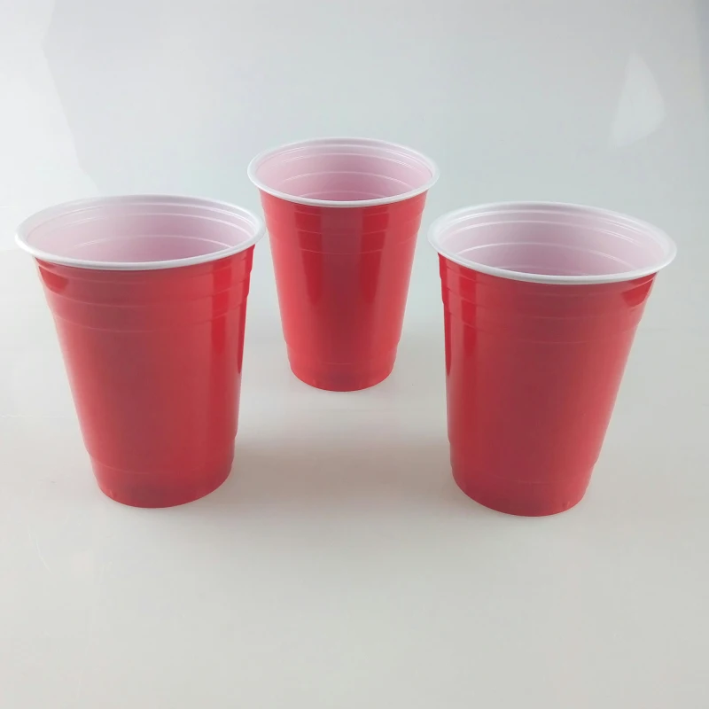Disposable 16oz party red cups