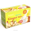 Ginger tea with honey 18gx20sachetsx20boxes instant honey ginger tea